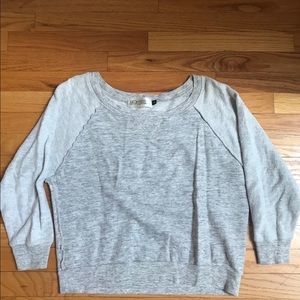 Crop crew neck